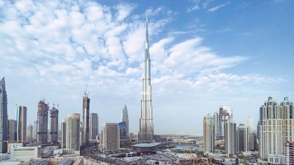 Burj Khalifa, Dubai, das höchste Bauwerk der Welt