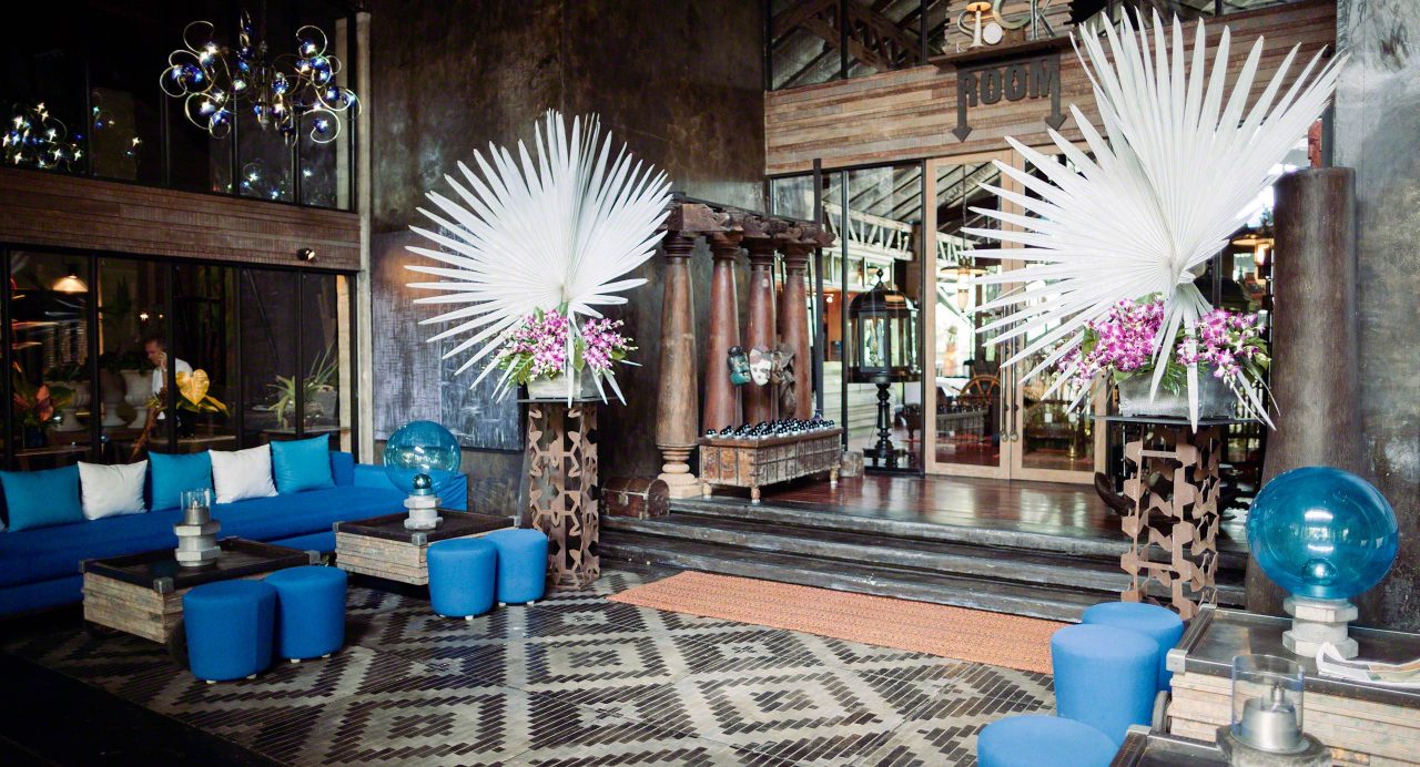 Lobby im The Slate Hotel Phuket ©Mirco Seyfert