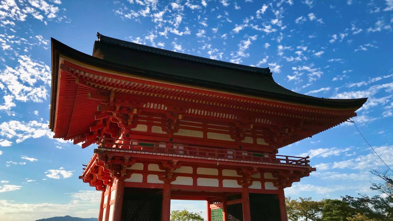 Der Kiyomizu-dera ist vielleicht der beliebteste Tempel in Kyoto.