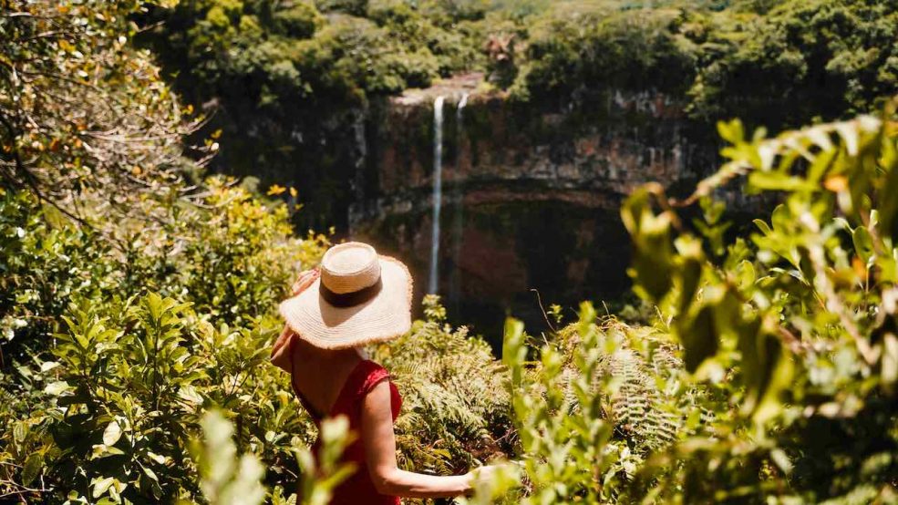 Mauritius Reisetipps und Sehenswürdigkeiten Wasserfall von Chamarel Svemirka Seyfert Reisebloggerin
