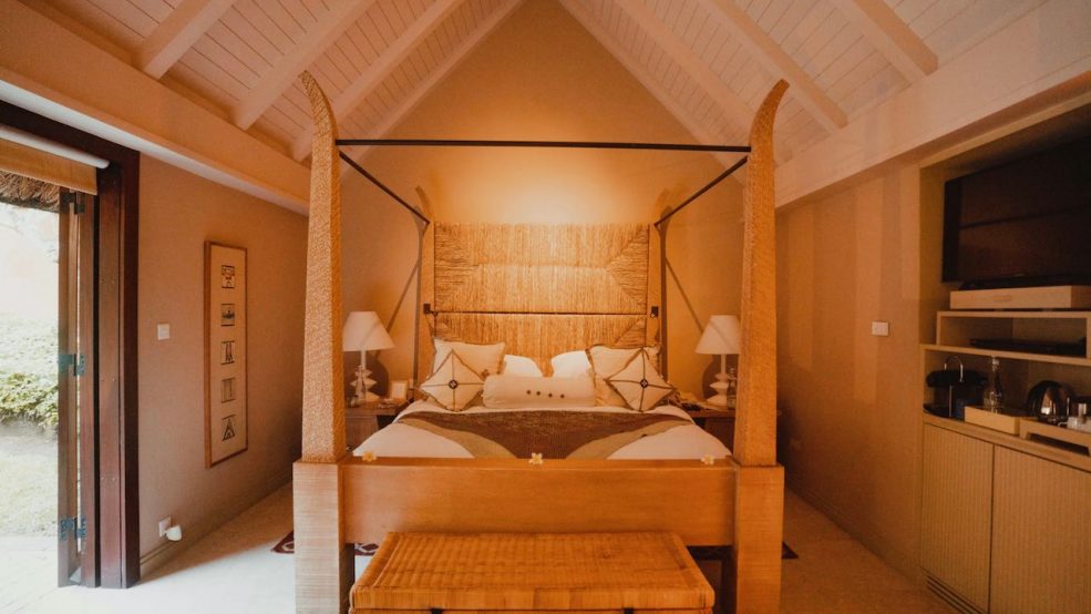 Mauritius Hotel und Reisetipps The Oberoi Resort Poolvilla Schlafzimmer