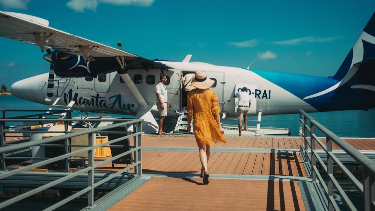 Kandima Maldives Resort Malediven Reisetipps Wasserflugzeug Manta Air
