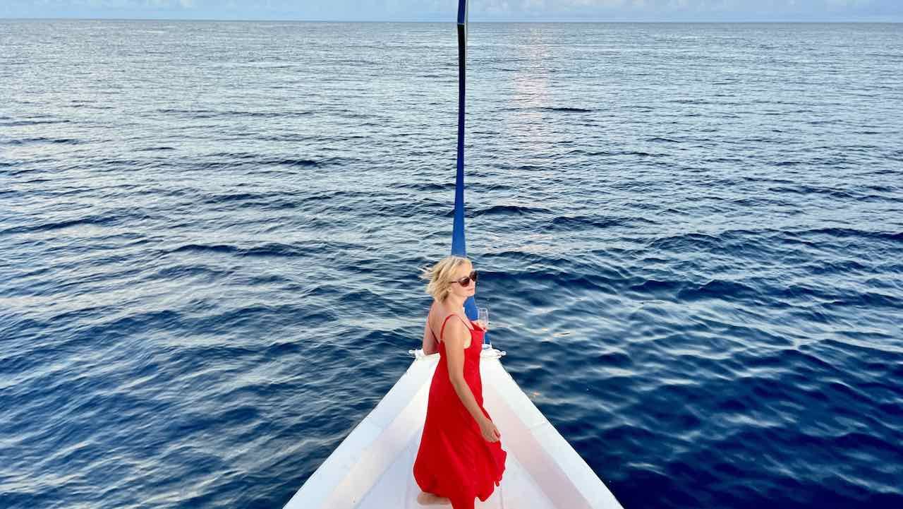 Amari Raaya Maldives Malediven Reisetipps Sunsetcruise mit Dhoni Reisebloggerin Svemirka Seyfert