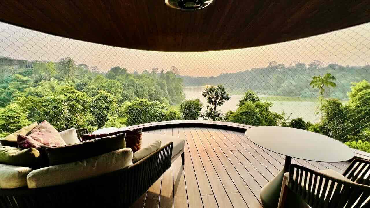 Singapur Reisetipps Mandai Rainforest Resort by Banyan Tree Baumhaus Terrasse