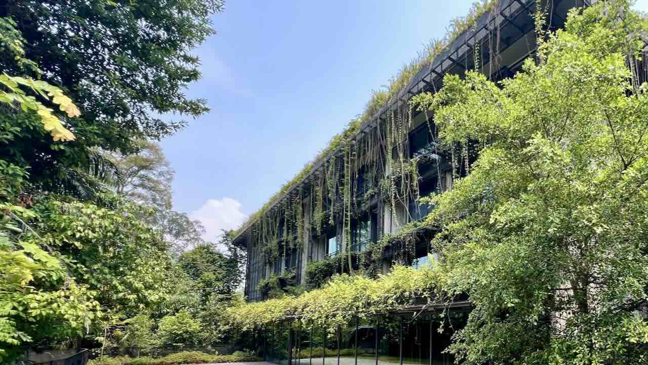Singapur Reisetipps Mandai Rainforest Resort by Banyan Tree Hotel Fassade